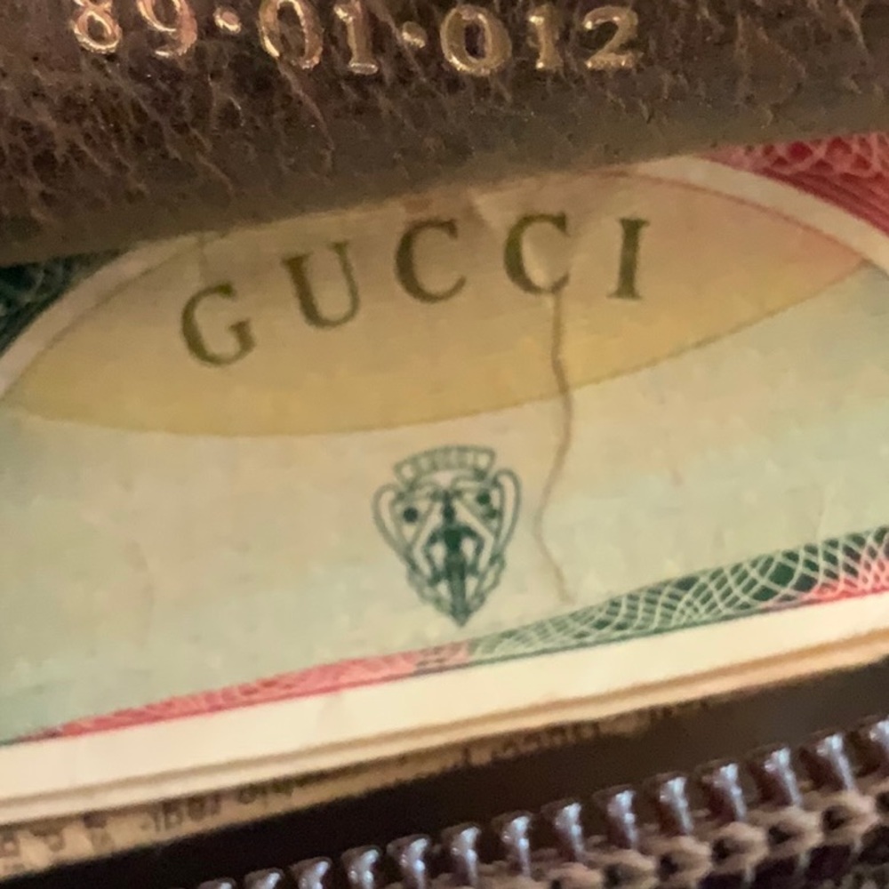 Gucci Cream and Brown Messenger Bag with GG Monogram - Picture 10 of 16